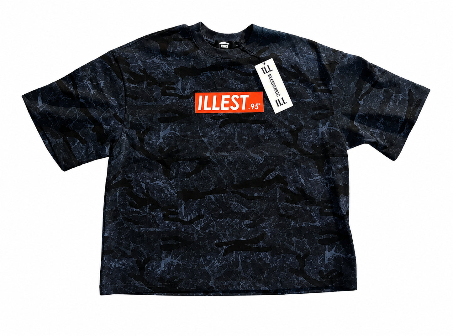ILLEST Box Logo Camo Print T-Shirt